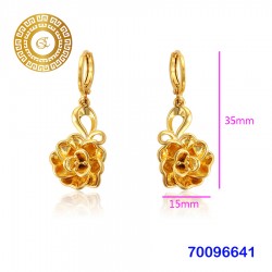 Aretes de Oro Laminado de...