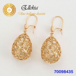 Aretes de Oro Laminado de...