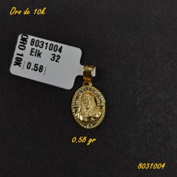 MEDALLA DE ORO 10 KT 8031004