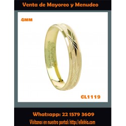 Argolla clásica 4 mm CL1119