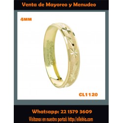 Argolla clásica 4 mm CL1120