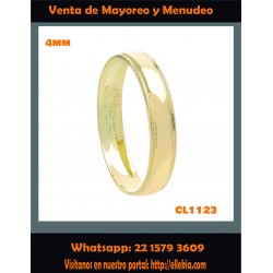 Argolla clásica 4 mm CL1123