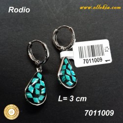 Aretes de Rodio 7011009