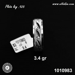 Argollas de Plata Ley .925...