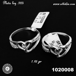 ANILLO PLATA LEY .925 1020008