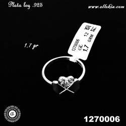 Anillo de Plata Ley .925...