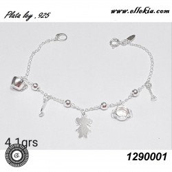 Pulsera para Dama Plata Ley...