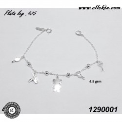 Pulsera para Dama Plata Ley...