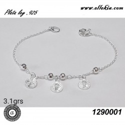 Pulsera para Dama Plata Ley...