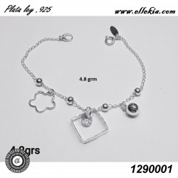 Pulsera para Dama Plata Ley...