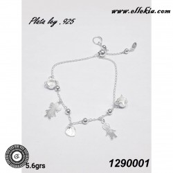 Pulsera para Dama Plata Ley...