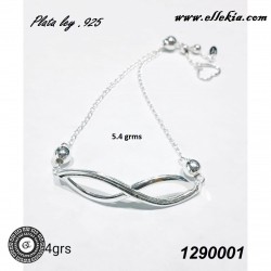 Pulsera para Dama Plata Ley...