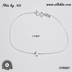 Tobillera en Plata Ley .925...