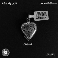 Relicario Plata Ley .925...