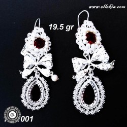 Aretes de Plata ley .925...