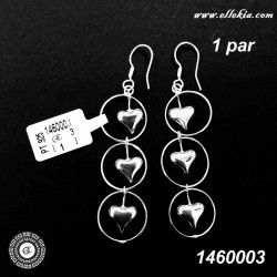 Aretes de Plata ley .925...