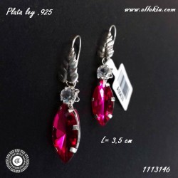 Aretes de Plata ley .925...