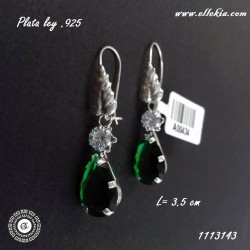 Aretes de Plata ley .925...