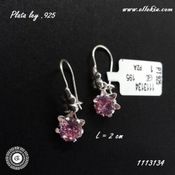 Aretes de Plata ley .925...