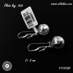 Aretes plata ley .925 1113150