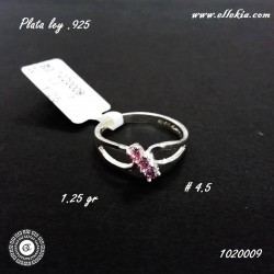ANILLO DAMA PLATA LEY .925...