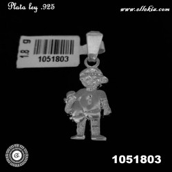 Dije de Niño en Plata ley...