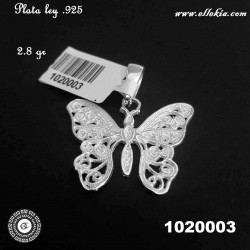 Dije de Mariposa en Plata...
