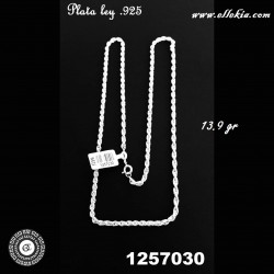 Cadena Torsal en Plata Ley...