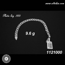 Pulsera Barbada de Plata...