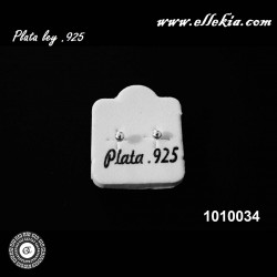 BROQUEL PLATA LEY .925 1010034